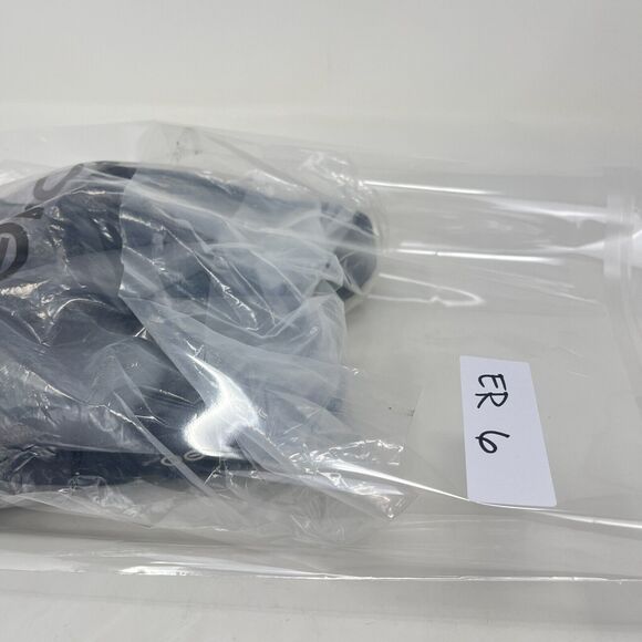 Oofos Oolala Recovery Thong Black Shiny Flip Flop Slipper Sandals Women's Size 9 - Picture 11 of 11